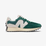 کفش کتانی سبز یونینسکس New Balance 327 سبک زندگی - تصویر 14