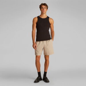 Calvin Klein Linen Erkek Gri Şort