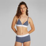 Calvin Klein Unlined Triangle Kadın Mavi Bra