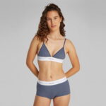 Calvin Klein Unlined Triangle Kadın Mavi Bra