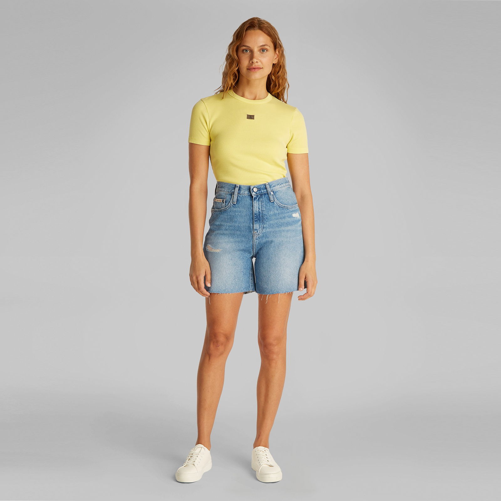 43875D7F-22D2-4C1A-87C8-B2099947Cdc6_Size2000X2000_Cropcenter شورت آبی سرمه ای زنانه Calvin Klein برمودا