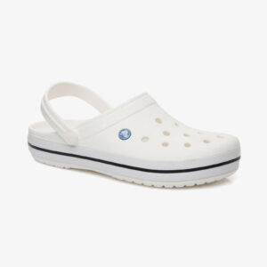 دمپایی سفید زنانه Crocs Crocband