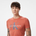 Calvin Klein Monologo Erkek Turuncu T-Shirt