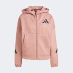 adidas Z.N.E. Full-Zip Kapüşonlu Kadın Pembe Eşofman Üstü