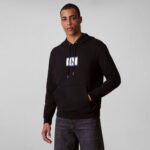 Calvin Klein Terry Box Graphic Erkek Siyah Sweatshirt