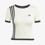 adidas Originals Knıtted 3S Beyaz Kadın T-Shirt