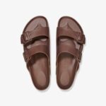 Birkenstock Arizona Çift Bantlı Erkek Kahverengi Terlik