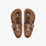 Birkenstock Gizeh Big Buckle Leoi Kadın Kahverengi Terlik