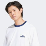adidas Contrast Erkek Beyaz T-Shirt