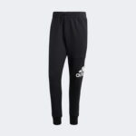 adidas Essentials French Terry Tapered Cuff Logo Erkek Siyah Günlük Eşofman Altı