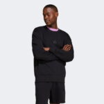 adidas French Terry Erkek Siyah Sweatshirt