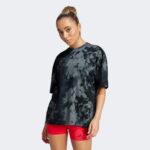 adidas Climacool Club 24/7 Graphic Kadın Mavi Antrenman T-Shirt