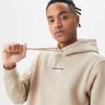 Calvin Klein Jeans Monologo Erkek Bej Sweatshirt