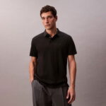 Calvin Klein Supima Erkek Siyah Polo