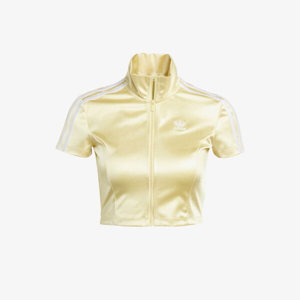 Adidas Originals Full Zipped Kadın Sarı Crop Üst