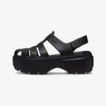 Crocs Stomp Fisherman Kadın Siyah Sandalet