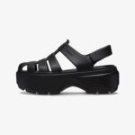 Crocs Stomp Fisherman Kadın Siyah Sandalet