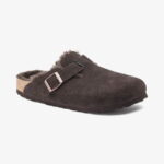 Birkenstock Boston Shearling Kadın Kahverengi Terlik