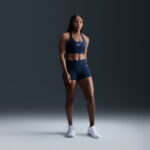 Nike Swoosh Medium Support Kadın Lacivert Bra