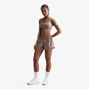 سینه بند قهوه ای زنانه Nike Swoosh با پشتیبانی متوسط