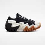 کفش کتانی پلتفرم سیاه برای یونینسکس Converse Run Star Motion