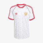 adidas Manchester United Retro Erkek Beyaz T-Shirt