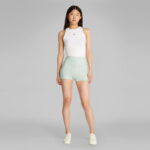 شورت آبی زنانه بافت وافل کالوین کلاین