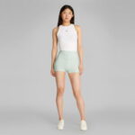 Calvin Klein Waffle Texture Kadın Mavi Şort