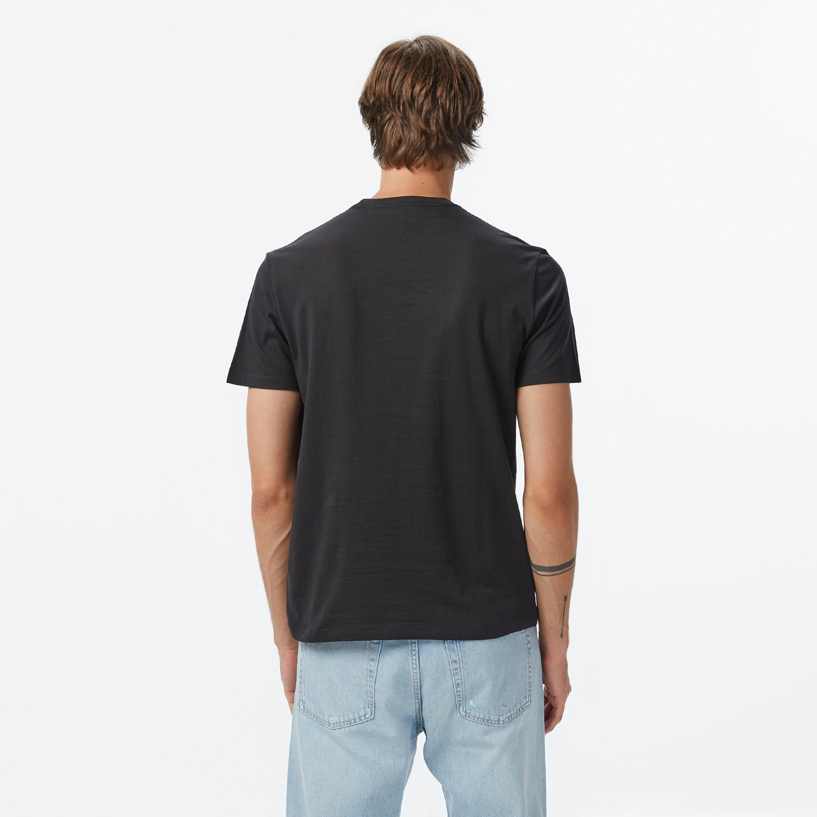 6A444C2C-9C01-4Df2-9120-830A0C57F6A1_Size2000X2000_Cropcenter Calvin Klein Box Tape Graphic Erkek Siyah T-Shirt
