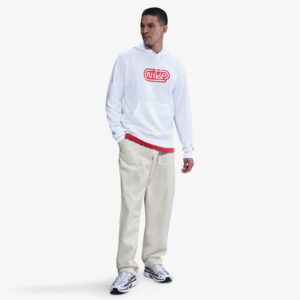 Nike Club Fit Erkek Beyaz Sweatshirt