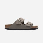 Birkenstock Arizona Bf Kayışlı Unisex Gri Terlik