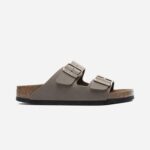 Birkenstock Arizona Bf Kayışlı Unisex Gri Terlik