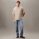 Calvin Klein Low Erkek Bej T-Shirt