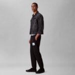 Calvin Klein Terry Graphic Jogger Erkek Siyah Eşofman Altı