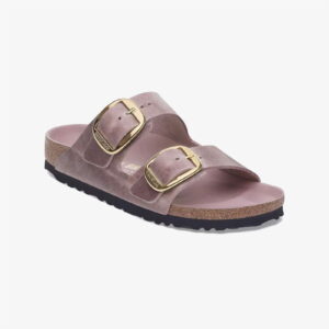 Birkenstock Arizona Big Buckle Leoi Kadın Mor Terlik