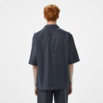 Calvin Klein Linen Tencel Erkek Siyah Gömlek