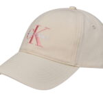 Calvin Klein Monologo Embroidery Baseball Kadın Bej Şapka