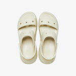 Crocs Classic Mega Crush Kadın Krem Sandalet