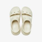 Crocs Classic Mega Crush Kadın Krem Sandalet
