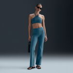 Nike One Dri-Fit Heritage Kadın Mavi Eşofman Altı