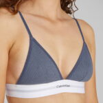 Calvin Klein Unlined Triangle Kadın Mavi Bra