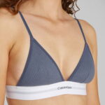 Calvin Klein Unlined Triangle Kadın Mavi Bra
