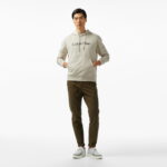 Calvin Klein Hero Logo Comfort Erkek Gri Sweatshirt