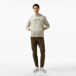 Calvin Klein Hero Logo Comfort Erkek Gri Sweatshirt