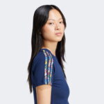 adidas Originals x Liberty London Kadın Mavi T-Shirt