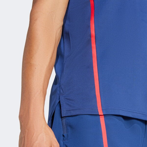 Adidas Designed For Legacy Erkek Mavi Antrenman T-Shirt