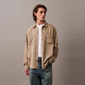 پیراهن بژ مردانه نرم اوردیو کالوین کلاین