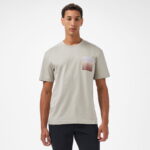 Calvin Klein Ombre Logo Erkek Gri T-Shirt