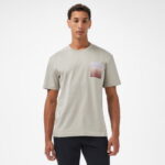 Calvin Klein Ombre Logo Erkek Gri T-Shirt