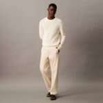 Calvin Klein Erkek Krem Pantolon